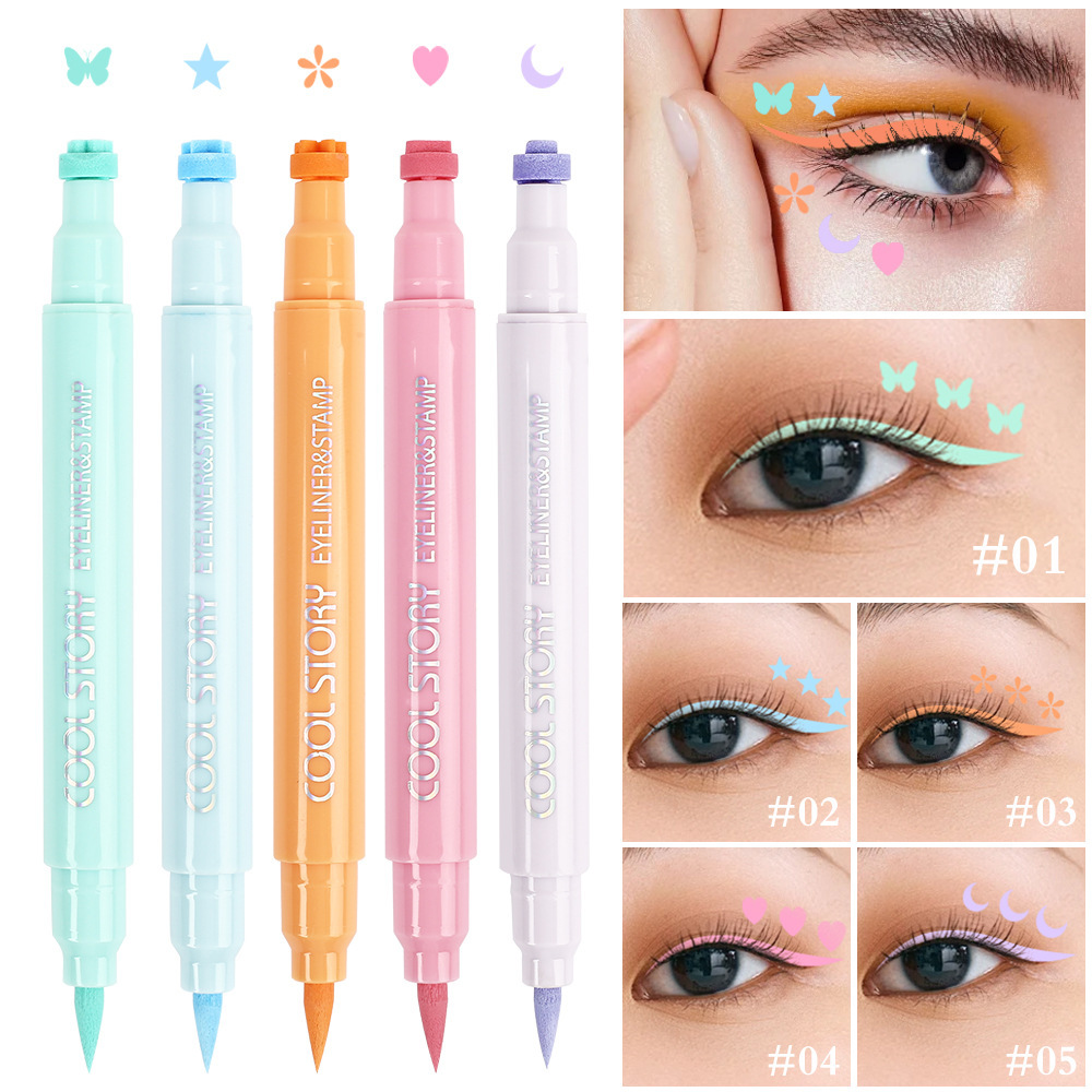 Quick-Drying Double-Headed Seal Color Eyeliner - Image 4