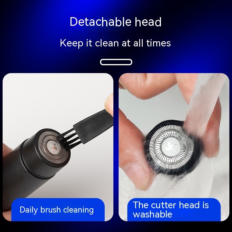 Rechargeable Men's Electric Portable Shaver - Image 6
