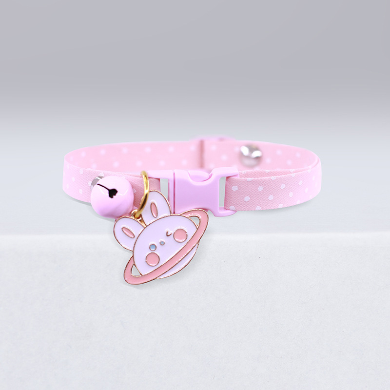 Cute Polka Dot Cat Bell Collar - Image 6