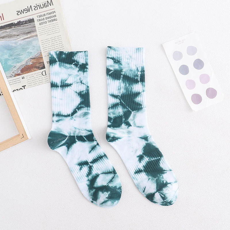 Trendy Tie Dye Socks For Women - Image 2