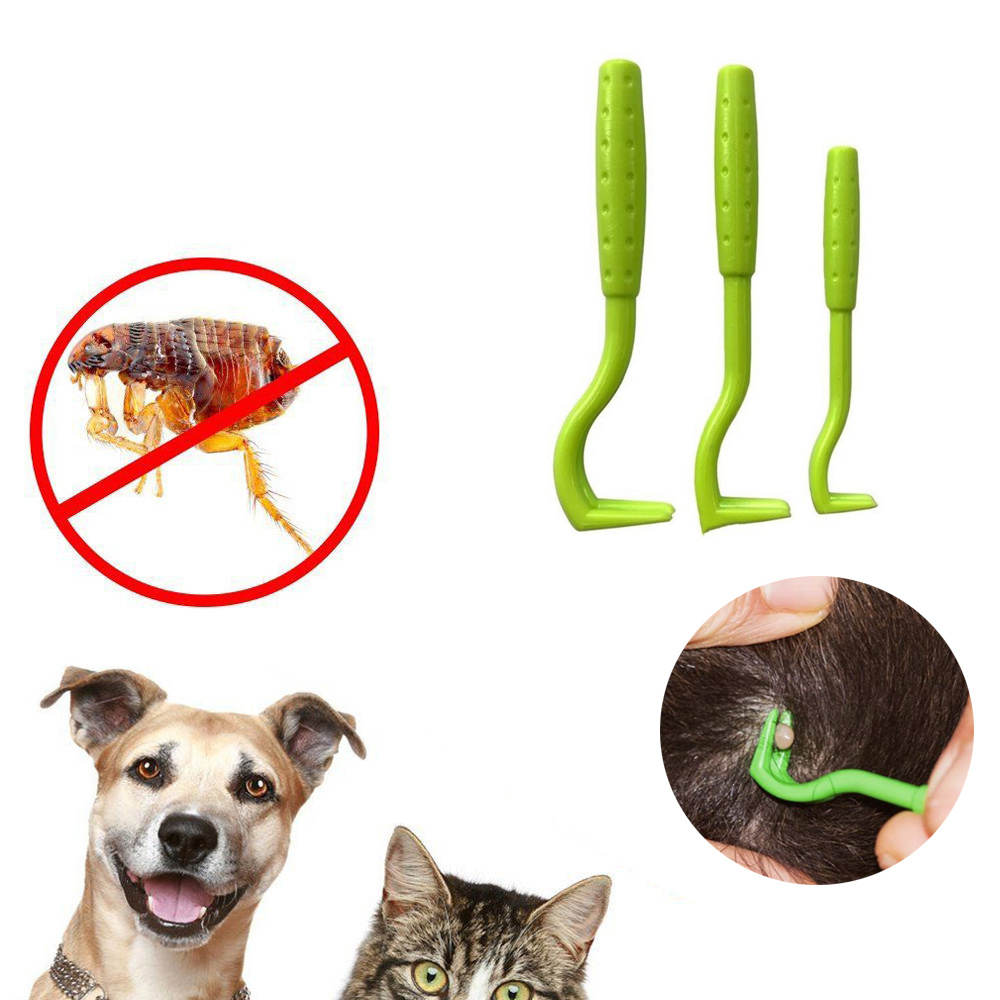 3pcs Dog Tick Pet Flea Removal Hook