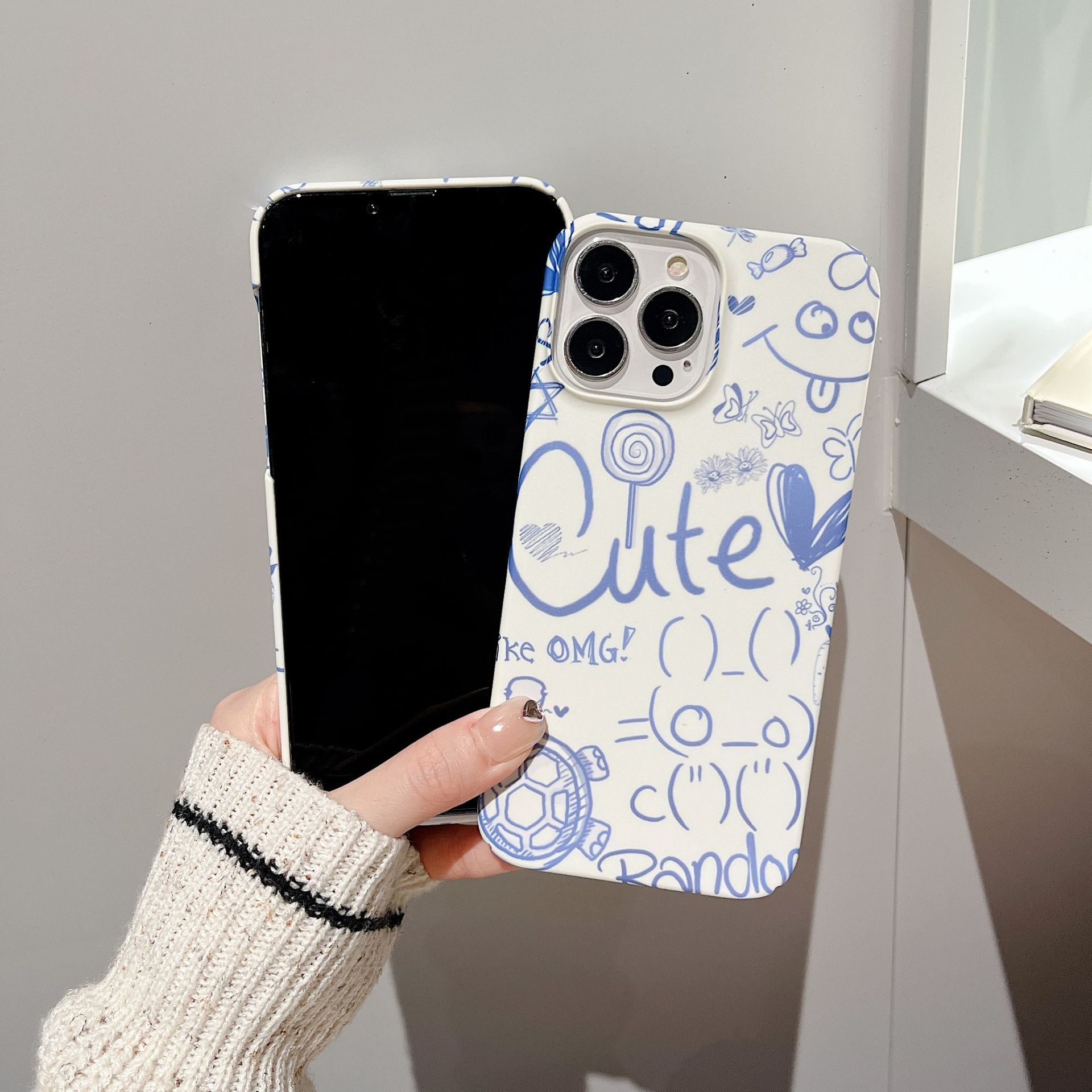 Plastic Oil Painting Phone Case - Image 2