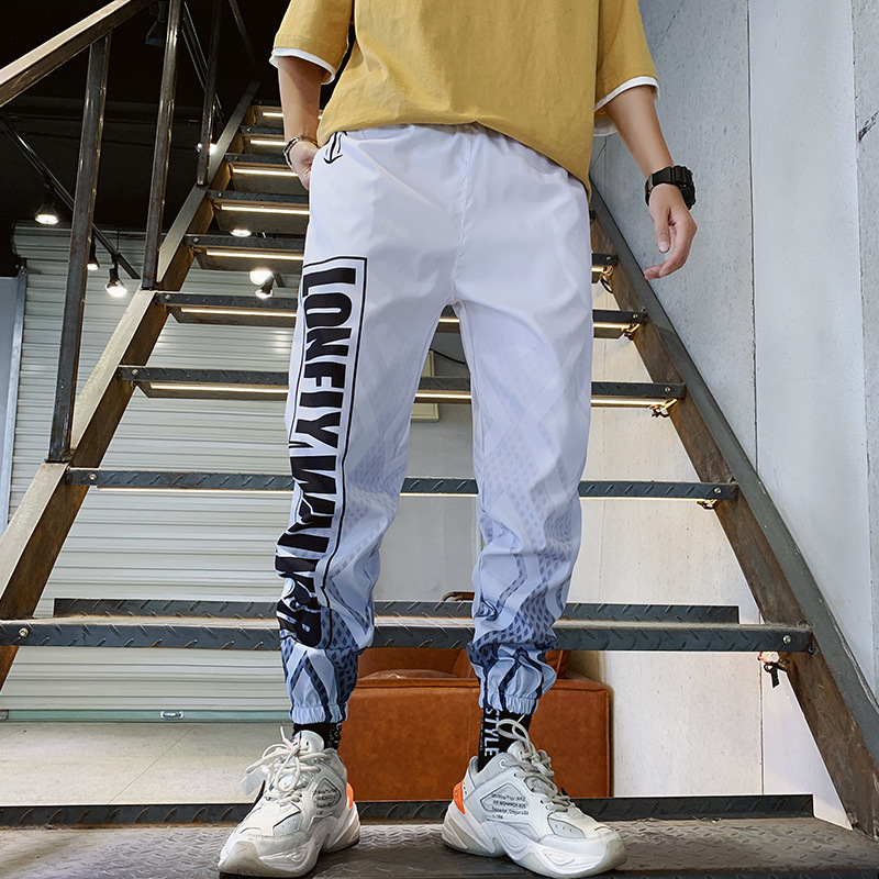 Trendy Gradient Color Men Trousers - Image 4