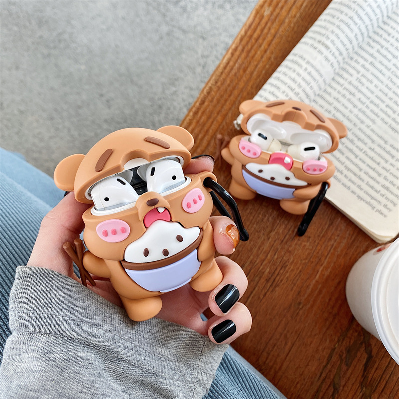 Silicone Foodie Bear Bluetooth Protective Case