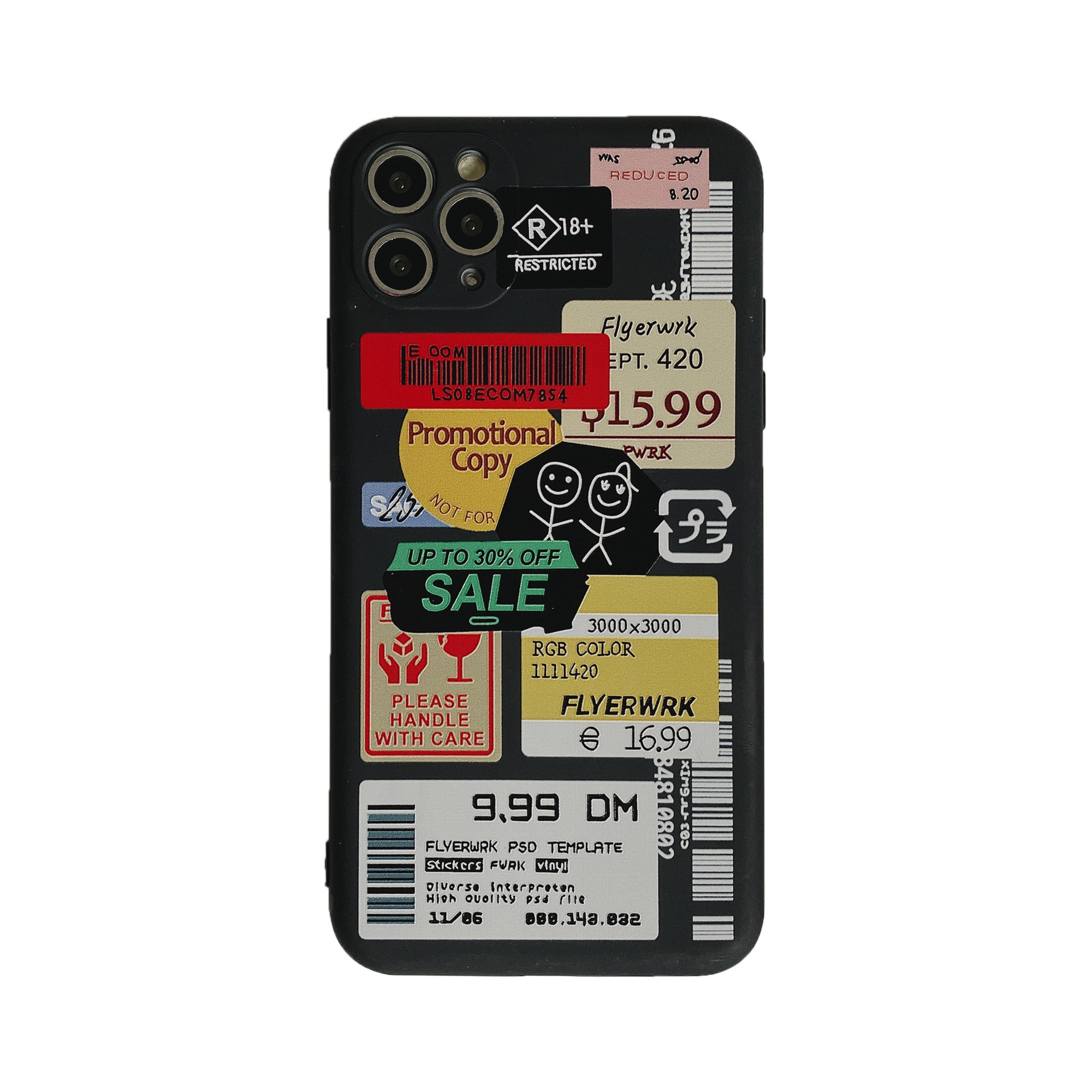 Candy TPU Graffiti Phone Case Cover - Image 5