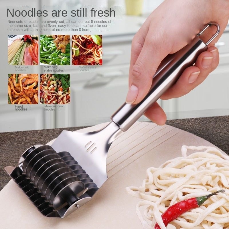 Stainless Steel Manual Noodle Cutter Roller