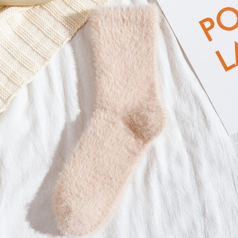 Women Plush Home Sleeping Socks - Image 8
