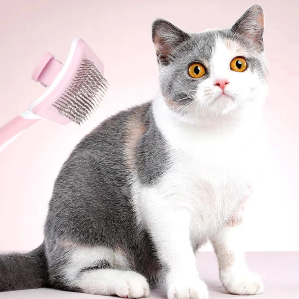 Pet Dog Self Cleaning Slicker Brush For Dogs - Image 2