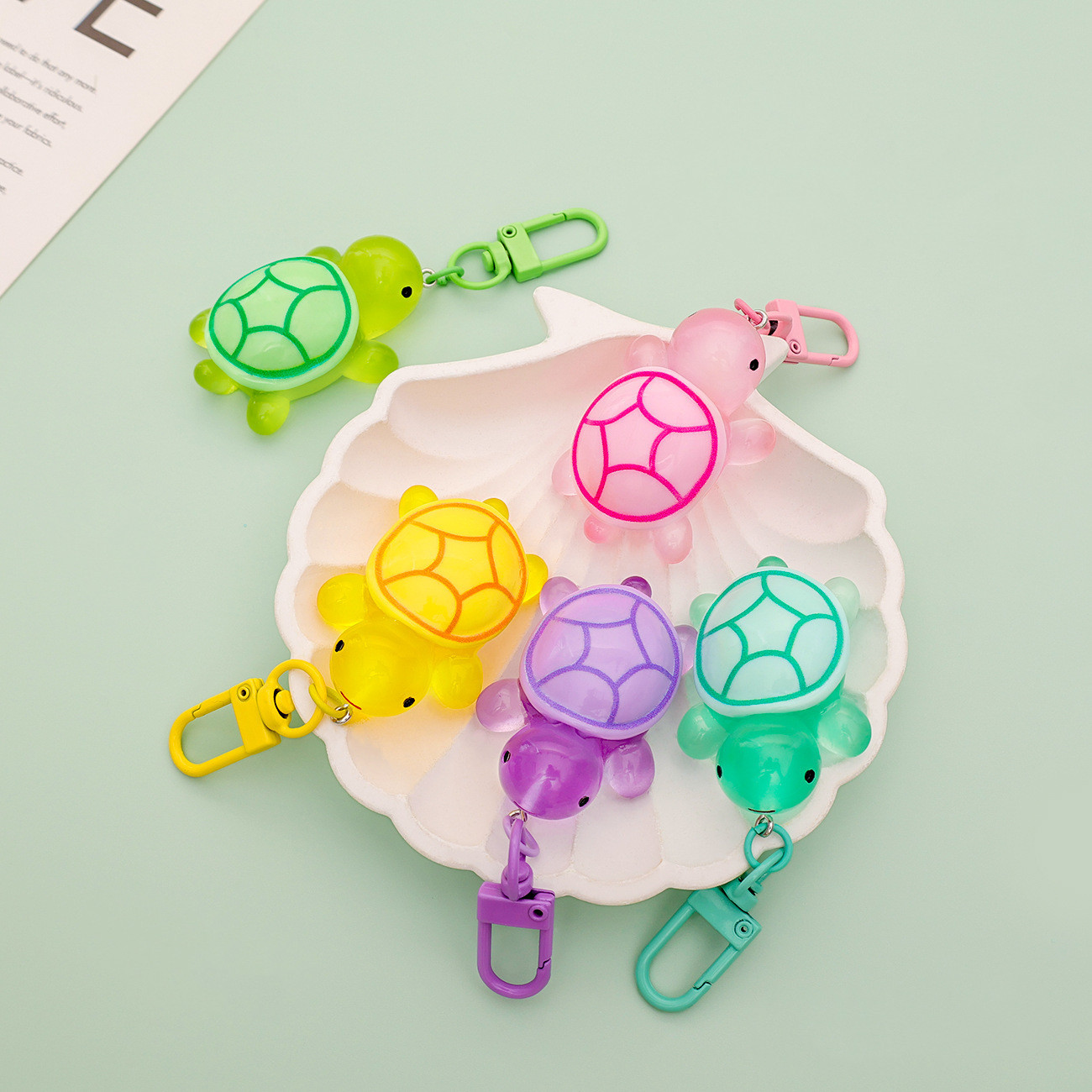 Cute Luminous Little Turtle Keychain