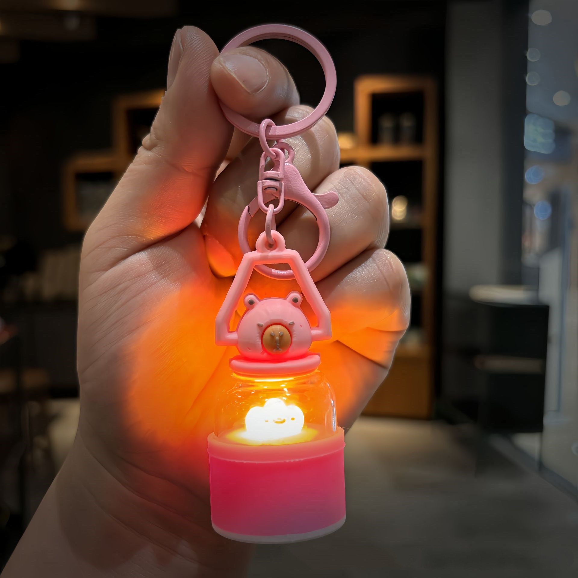 Creative Capabala Night Lamp Keychain - Image 5