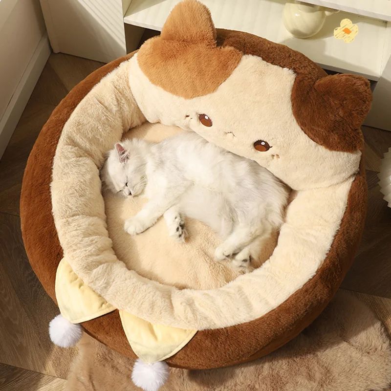 Deep Cats Sleep Soft Cushion Bed - Image 3
