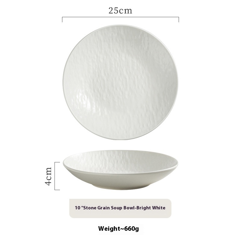 Homemade Ceramic Underglaze Stone Pattern Plates - Image 9