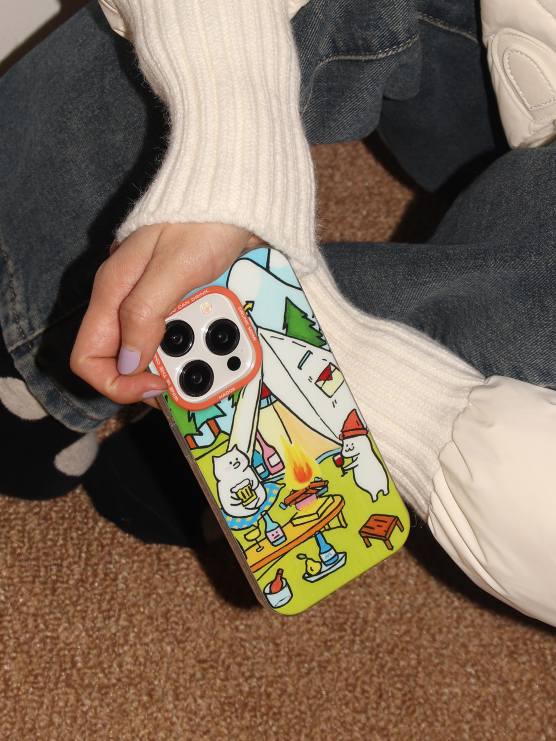 Anti-fall Cartoon Cat Protective Case - Image 8