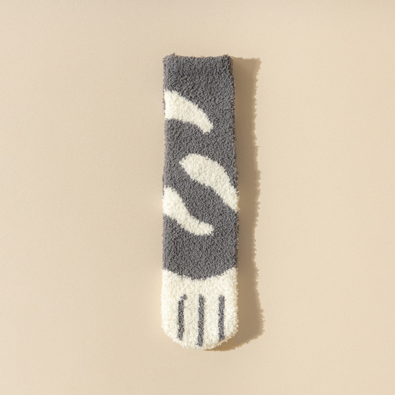 Women Fashion Personality Coral Fleece Socks - Image 5