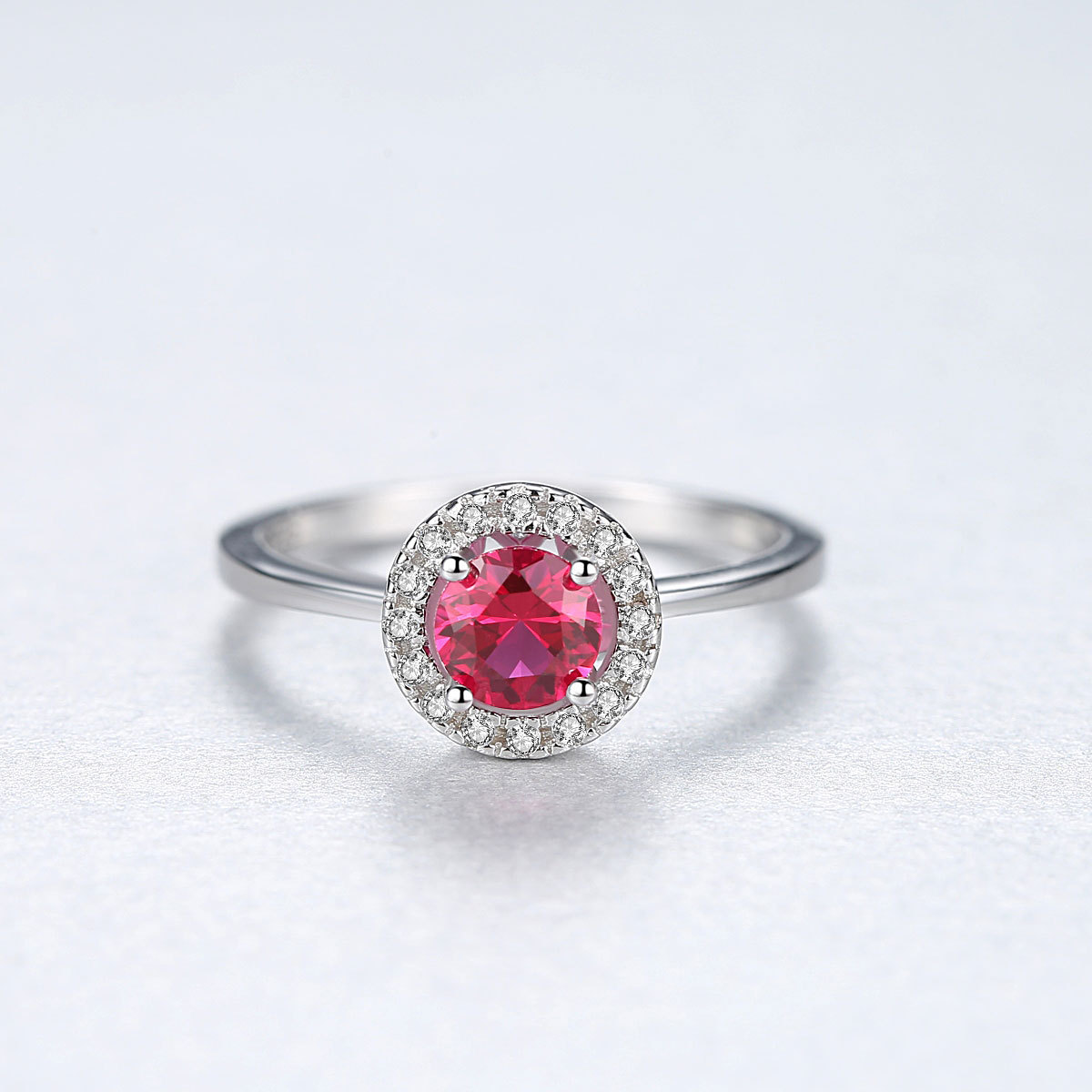 Fashion Multi-Color S925 Silver Ring - Image 4