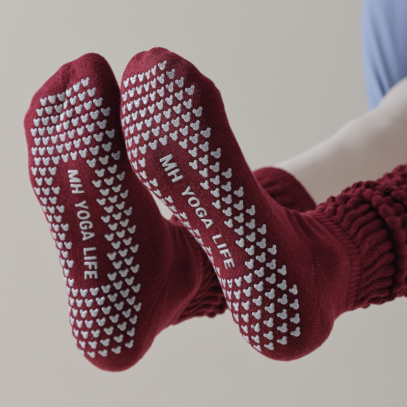 Non-Slip Thickened Long Yoga Socks - Image 9