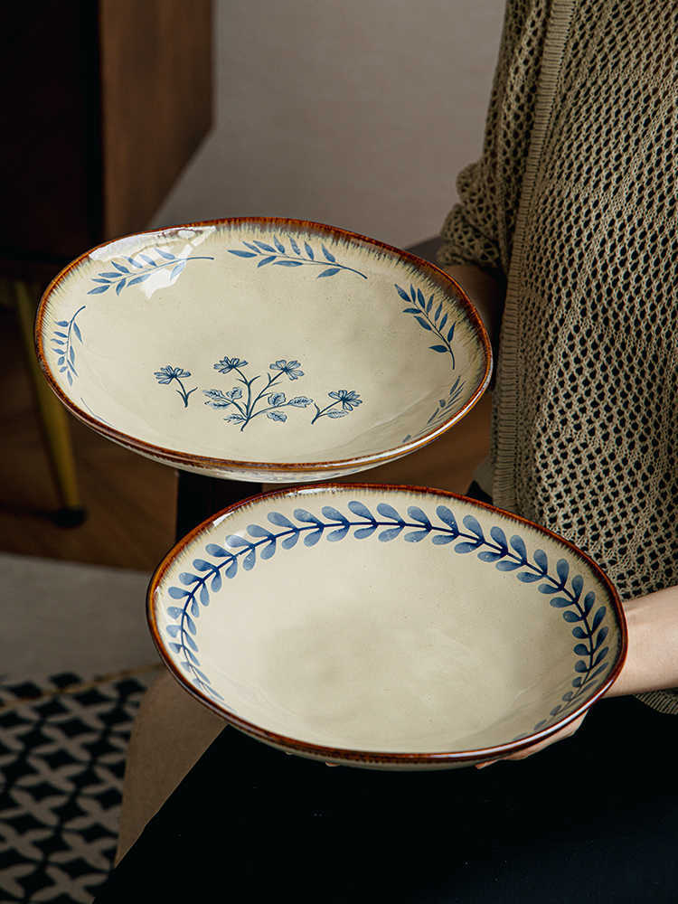 Ceramic 9-Inch Irregular Deep Plates - Image 7