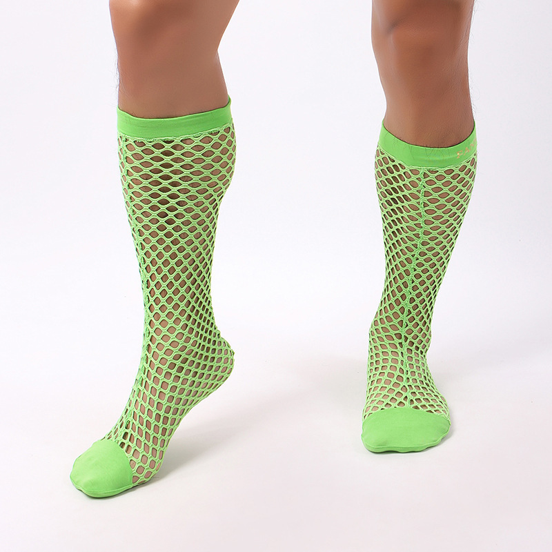 Fishnet Hollow Mesh Men's Socks - Image 6