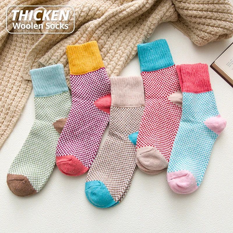 Rabbit Wool Thicken Winter Socks for Women