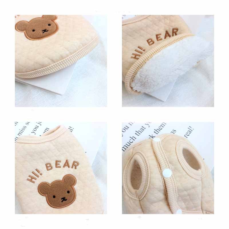 Winter Thick Pet Cotton Vest Suit - Image 2