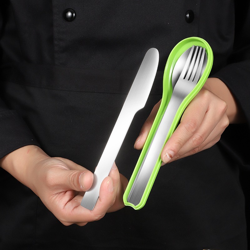 Stainless Steel Travel Convenient Cutlery Set - Image 6