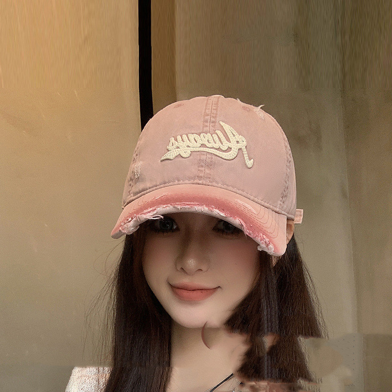 Retro Worn Washed-out Sun Hat - Image 6