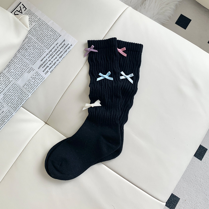 Women Dopamine Bow Tube Socks