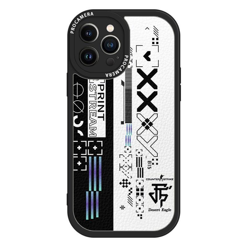 Fashion Print Lambskin Phone Case - Image 3