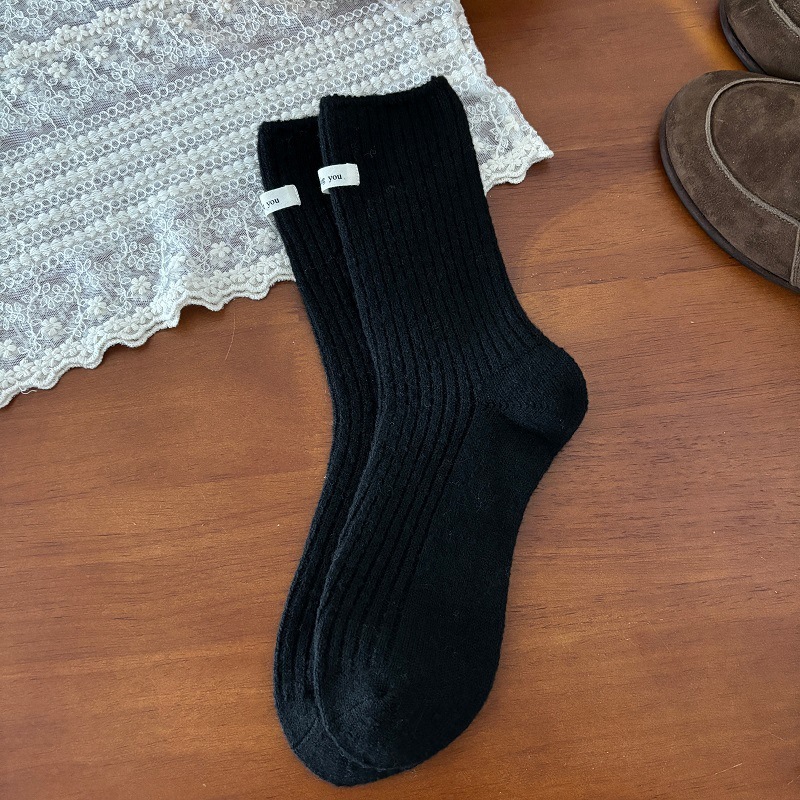 Japanese-style Warm Wool Socks For Girls - Image 5