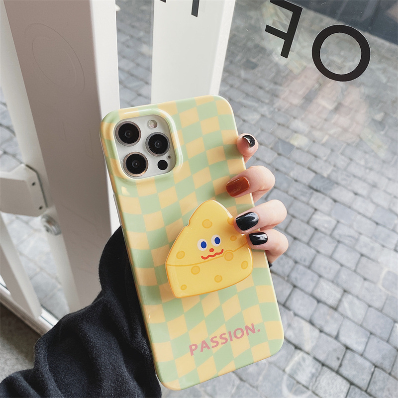Cheese Holder Checkerboard Phone Case