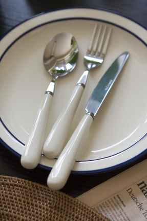Stainless Steel 3 Pcs Thickened Ceramic Cutlery - Image 7