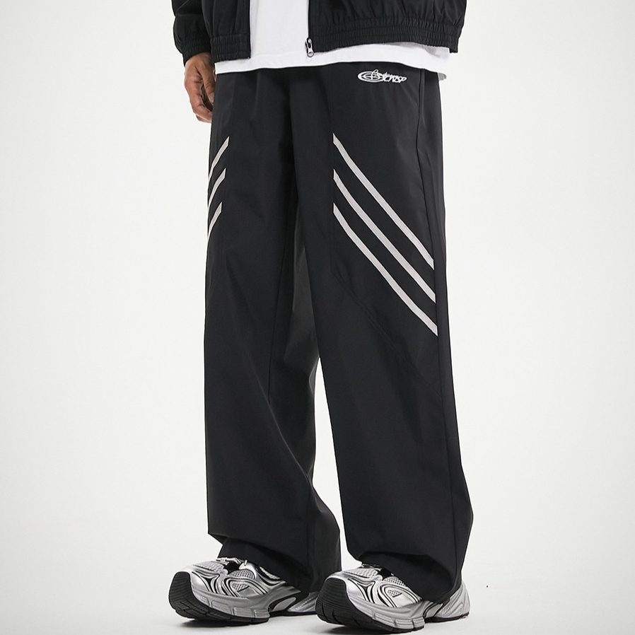 Casual Loose Straight Sports Men Trousers