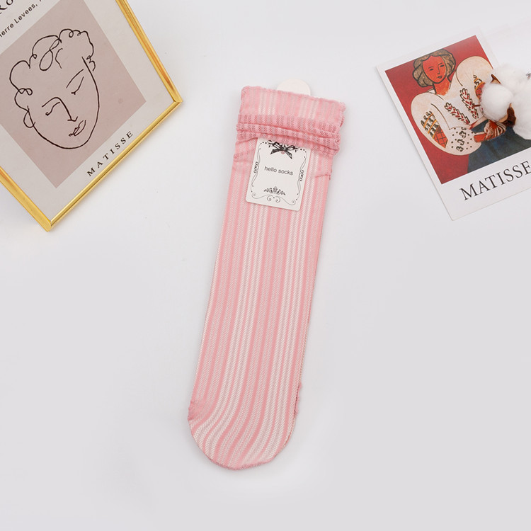 Japanese Mesh Bunching Women Socks - Image 6
