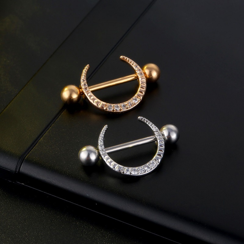 Ring Fashion Piercing Nipple Studs