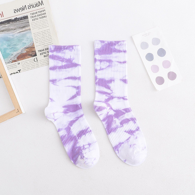 Trendy Tie Dye Socks For Women - Image 10
