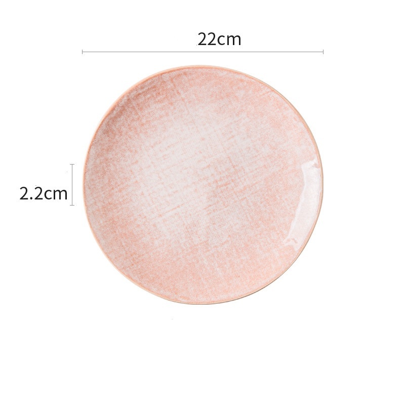 Household Japanese Textured Tableware Plate - Image 5