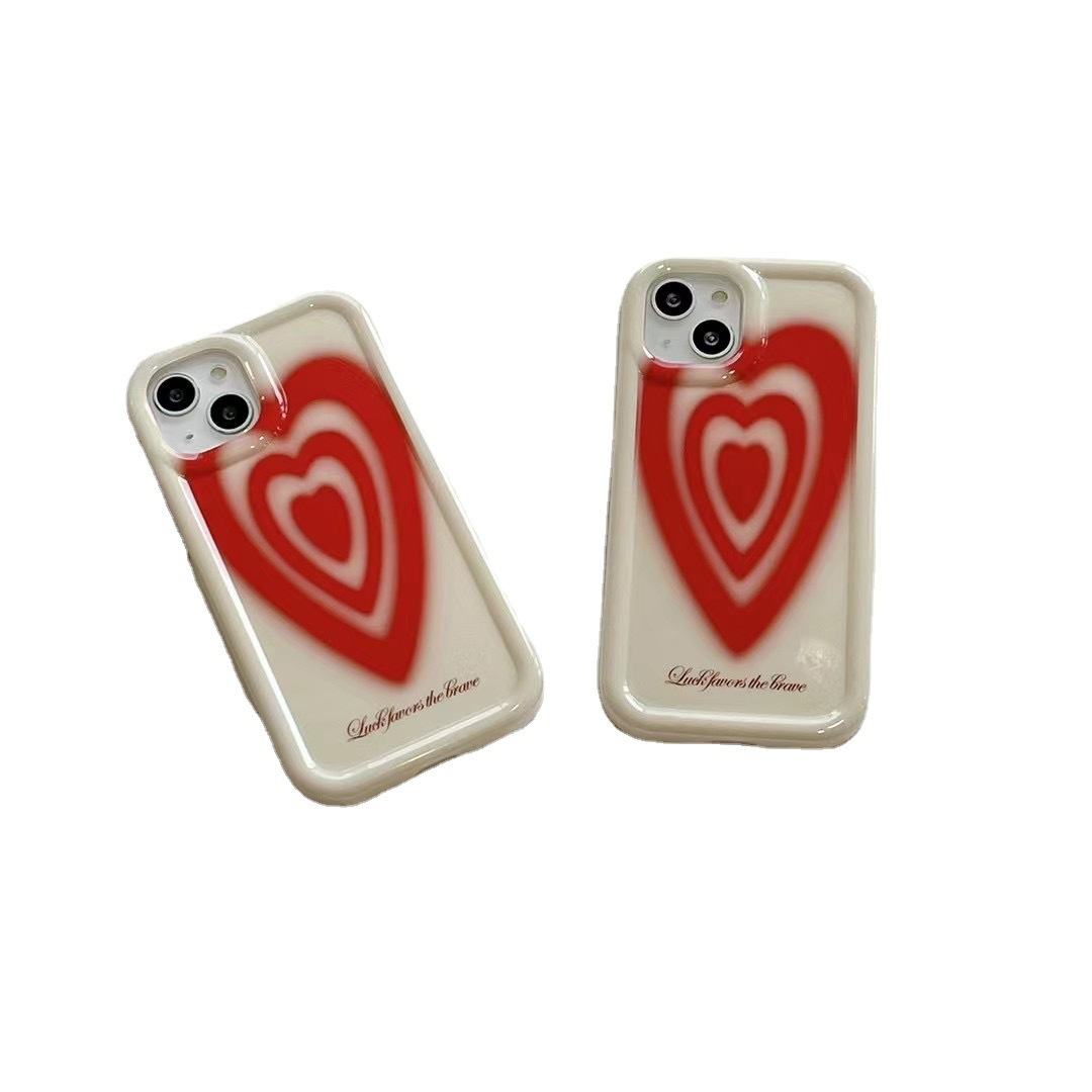 Small Red Big Love Phone Case - Image 3