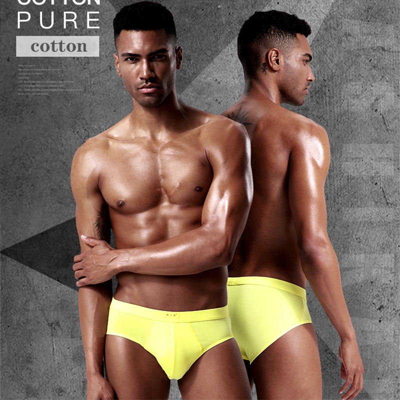 Men Comfortable Soft Cotton Briefs Underwear - Image 2