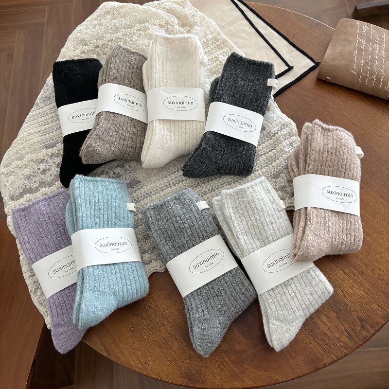 Japanese-style Warm Wool Socks For Girls