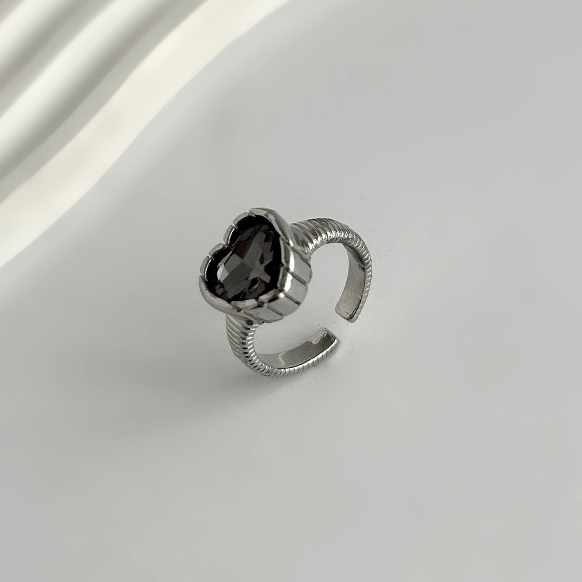 Minimalist Gray Diamond Geometric Acrylic Jewelry - Image 9