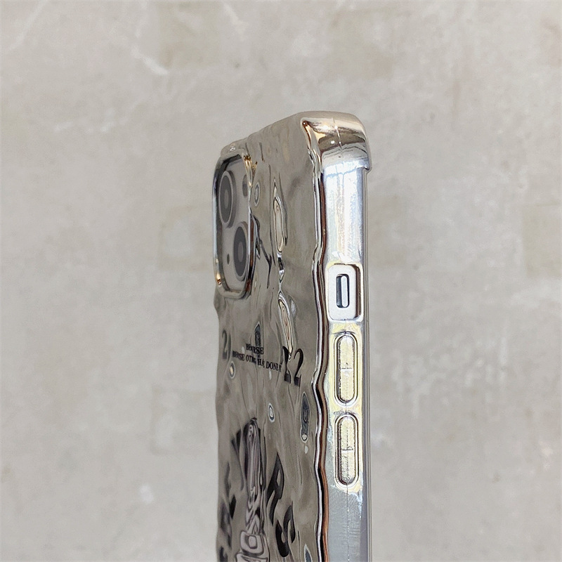 Electroplated Tin Foil Wrinkle Phone Case - Image 6