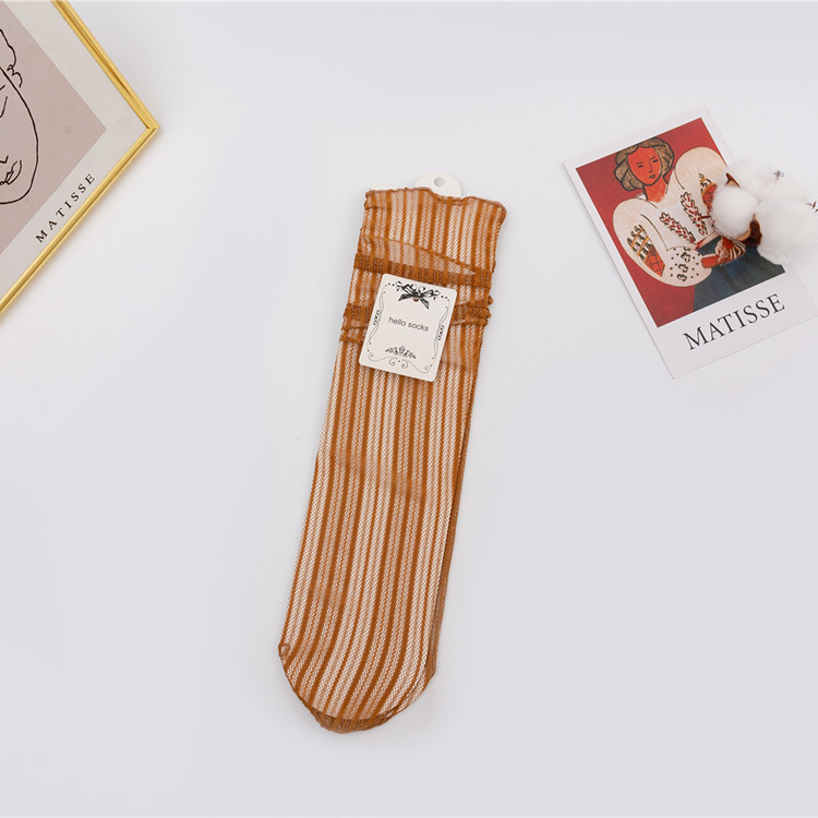 Japanese Mesh Bunching Women Socks - Image 5