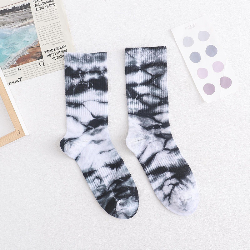 Trendy Tie Dye Socks For Women - Image 7