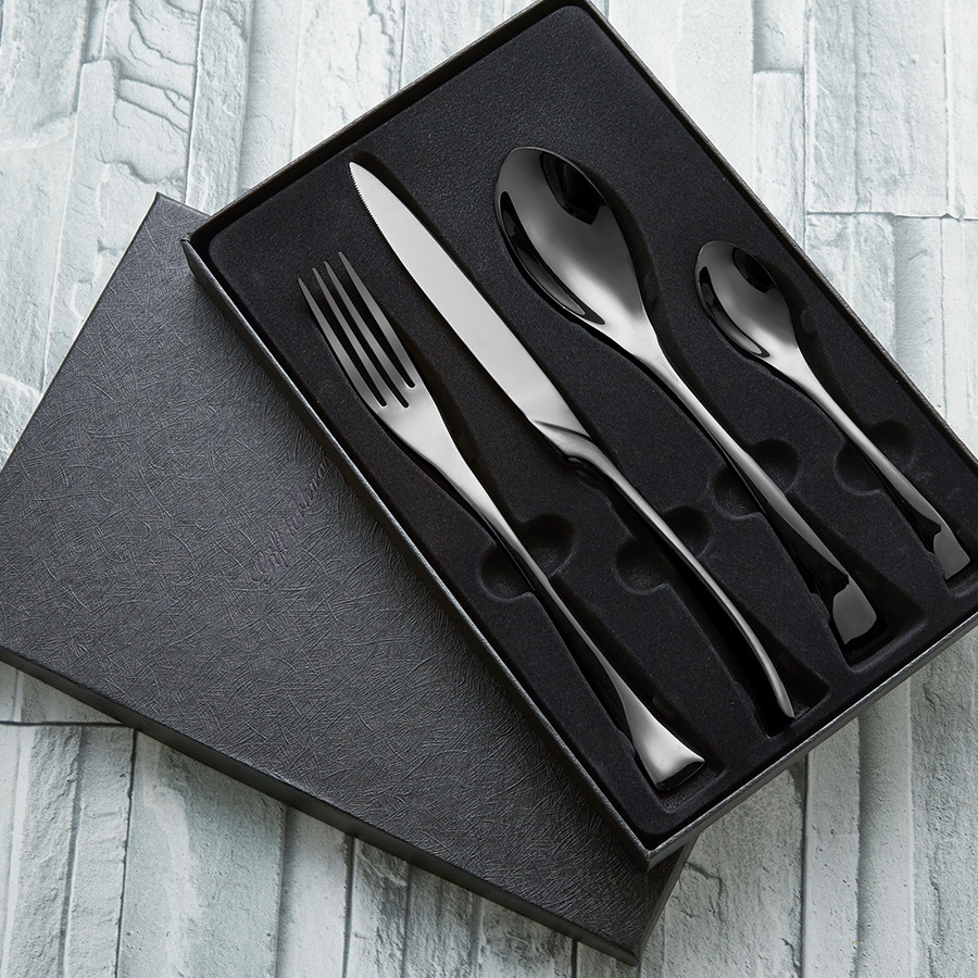 Stainless Steel Western Cutlery Gift Box Set - Image 7