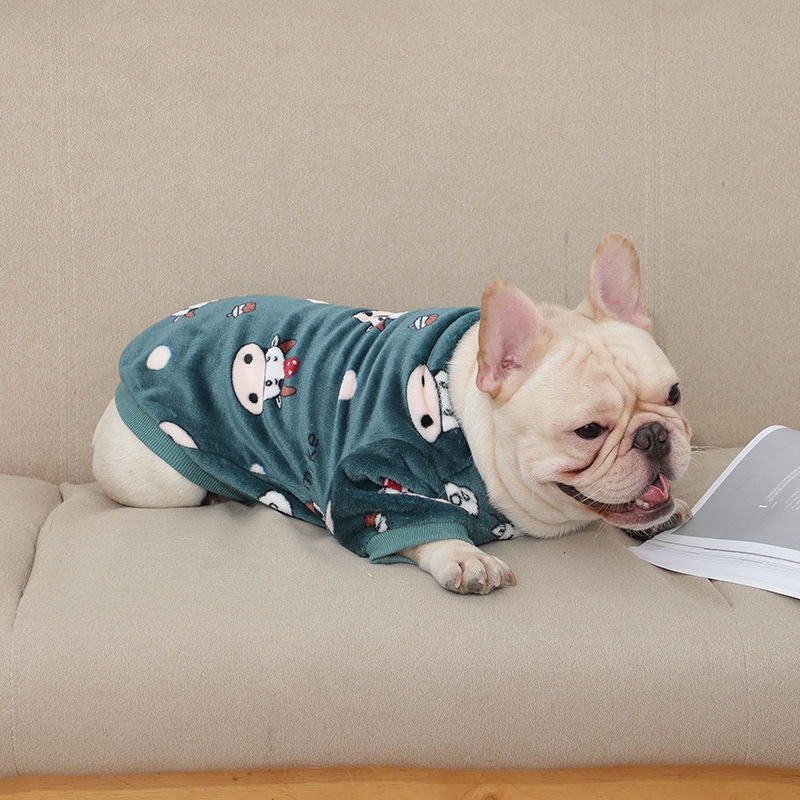 Pet Fashion French Plush Pajamas Suit - Image 5